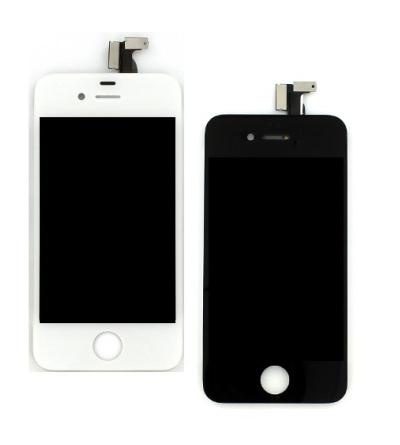For iPhone 4S LCD Touch Screen Replacement Digitizer Basic Assembly - White - Battery Mate