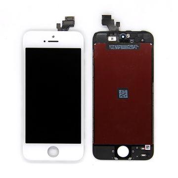 For iPhone 5 LCD Touch Screen Replacement Digitizer Basic Assembly - White - Battery Mate
