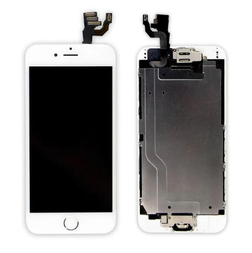 For iPhone 6S LCD Touch Screen Replacement Digitizer Full Assembly - White - Battery Mate