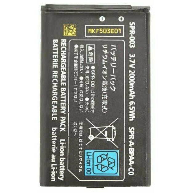 For Nintendo 3DS XL Battery SPR-003 2000mAh 3.7V 2000mAh 6.5Wh - Battery Mate