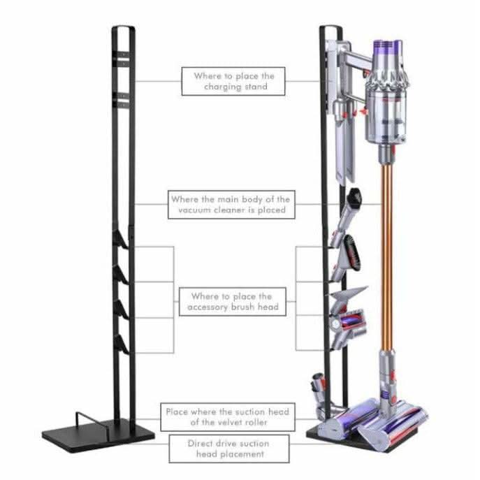 Freestanding Stick Vacuum Cleaner Stand Rack Holder For Dyson — Battery ...