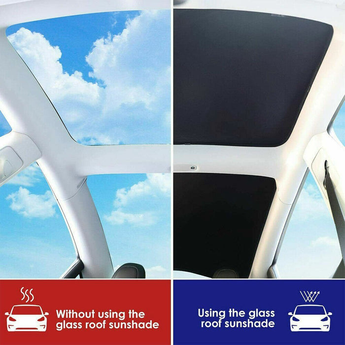Front & Rear Window Roof Sunroof UV Film Sun Blind Shade Sunshade For Tesla Model Y - Battery Mate