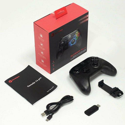 GameSir T4 Pro Wired / Wireless Bluetooth Gaming Controller for Android / PC / Apple - Battery Mate