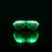 Green LED Glasses Light Up Shutter Shades Sunglasses Glow In The Dark Neon Party Toys - Battery Mate
