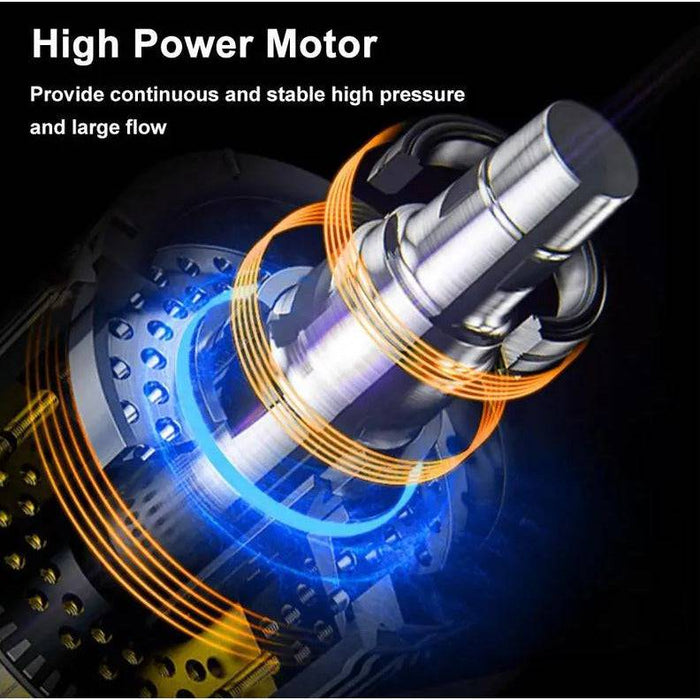 High Pressure Wireless Cordless Car Washer Gun W/ Hose & 88V Battery Spray Cleaner - Battery Mate