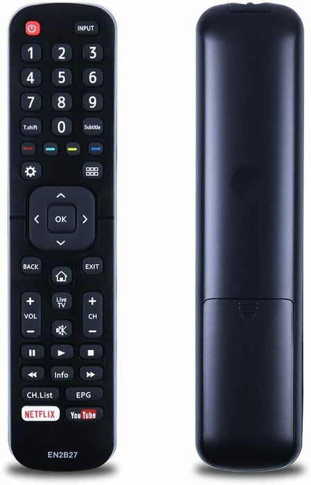 HISENSE TV Compatible Remote EN2B27 Control EN-2B27 RC3394402 / 01 3139 238 - Battery Mate