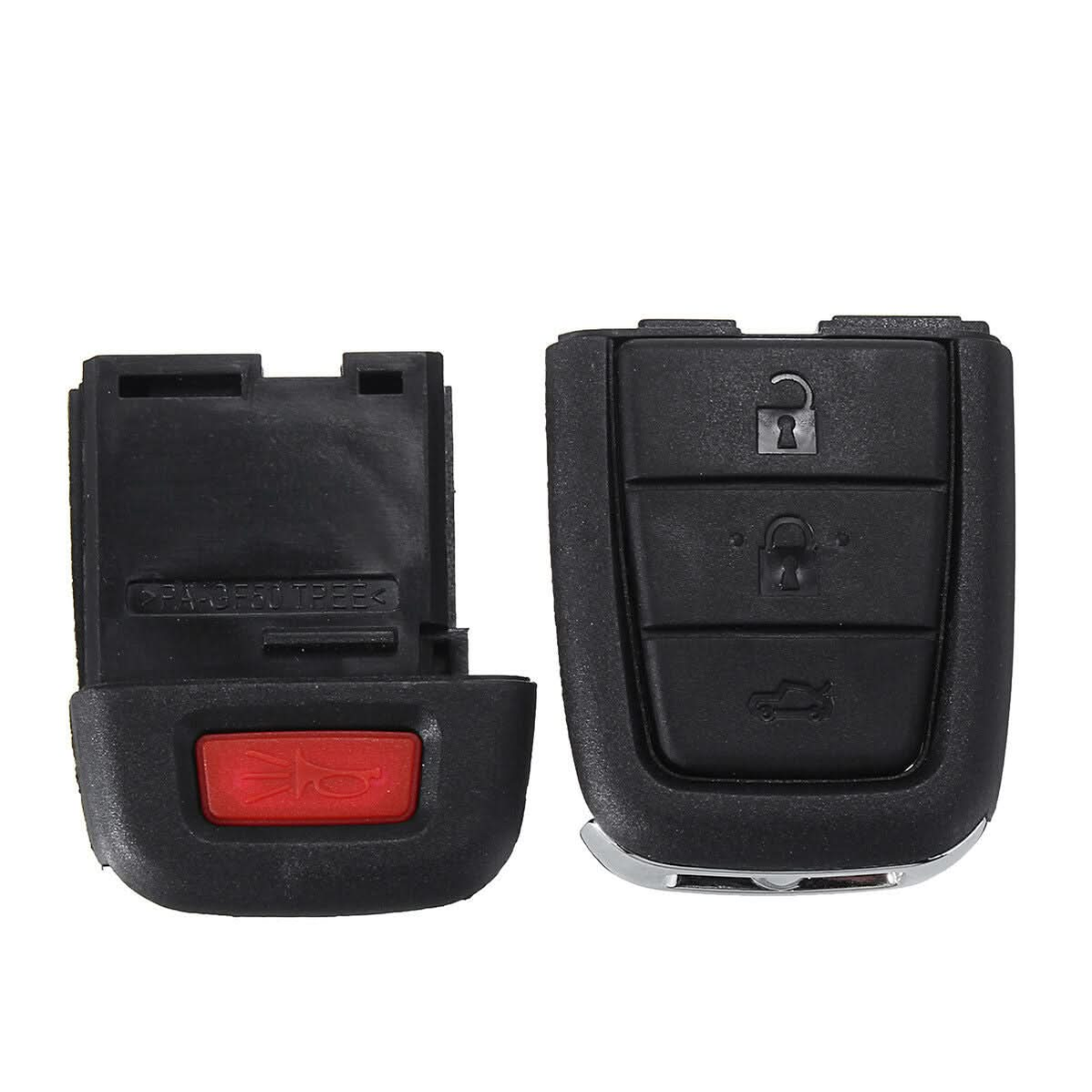 Viviance Set 3 Coprichiavi In ABS Per Porsche | Custodia Protettiva Sostitutiva Per Telecomando | Colore Rosso, Compatibile Con 911, Macan, Cayenne, Panamera
