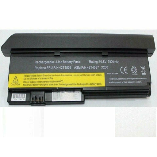 IBM Lenovo ThinkPad X200 X200S X201 X201S X201i 42T4650 Replacement Battery - Battery Mate