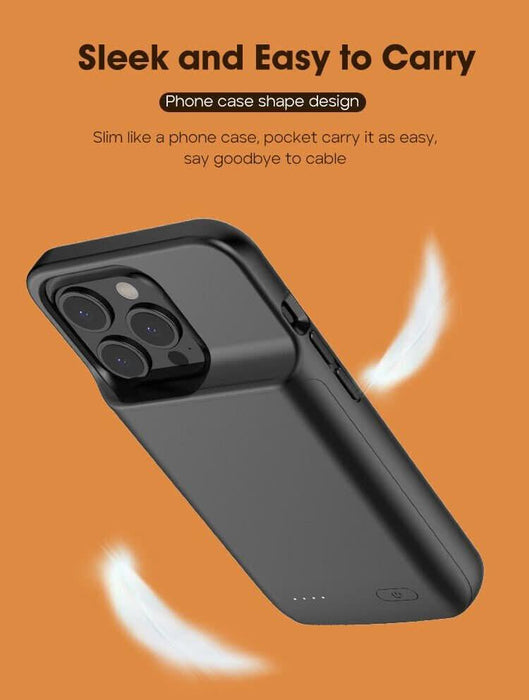 Custodia per caricabatterie per iPhone 16 Plus, custodia per batteria ricaricabile portatile con ricarica estesa per iPhone 16 Plus custodie per caricabatterie per cellulari estese nero Custodia per caricabatterie per iPhone 16 Plus, custodia per batteria ricaricabile portatile con ricarica estesa per iPhone 16 Plus custodie per caricabatterie per cellulari estese nero