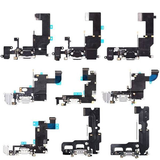 iPhone 7 8 Plus 6s Dock Connector Port Microphone Flex Cable Charge Replacement - Battery Mate