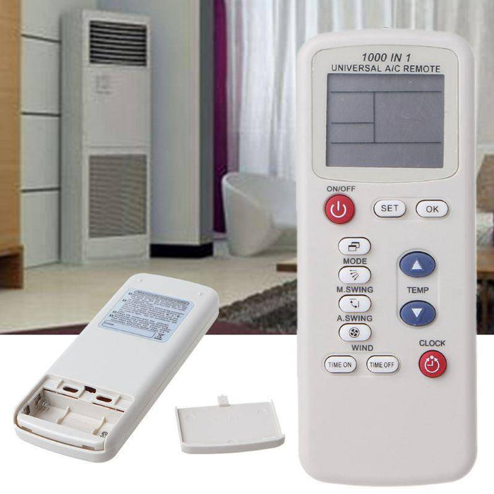 K-100ES Universal Air Conditioner Remote Control for Most Air Conditioning Kit - Battery Mate