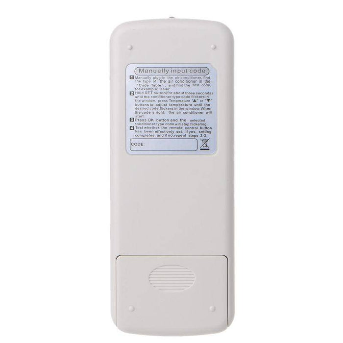 K-100ES Universal Air Conditioner Remote Control for Most Air Conditioning Kit - Battery Mate
