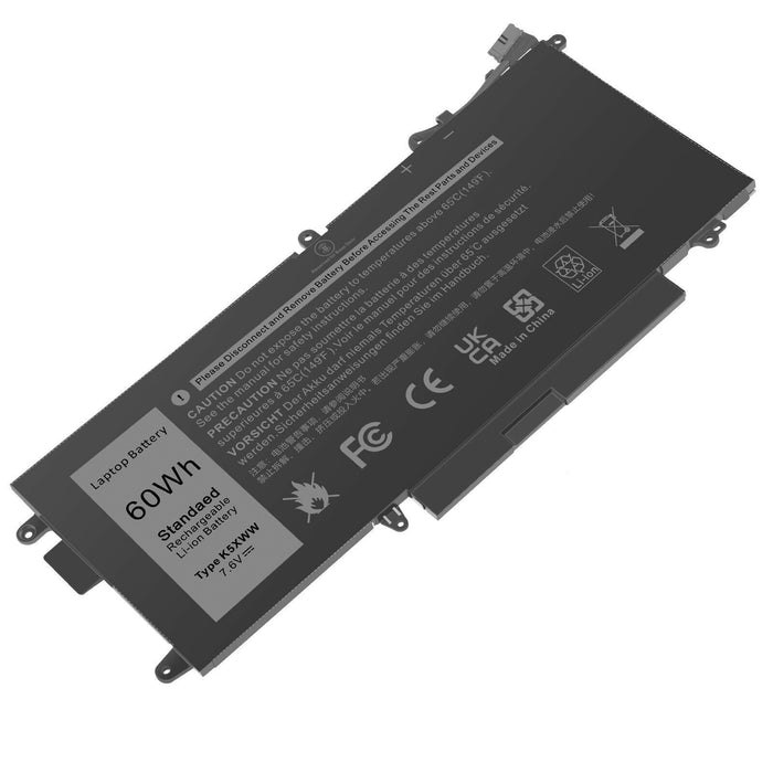 K5XWW Battery for Dell Latitude 7389 7390 12 5289 2-in-1 L3180 451-BBZC 71TG4 - Battery Mate