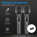 Karaoke Soundbar Bluetooth Speaker Subwoofer Surround w/ 2 Wireless Microphones - Battery Mate