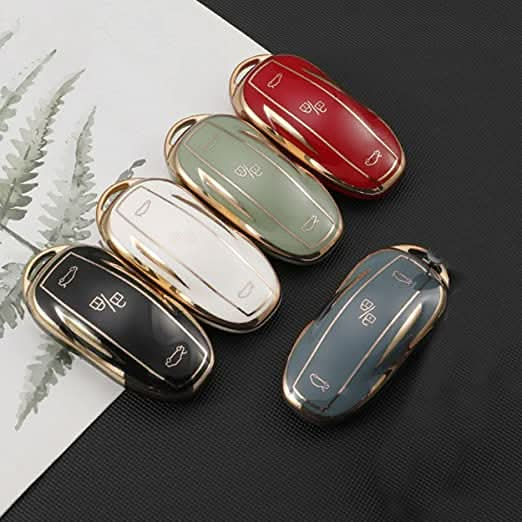 Key Fob Cover Case For Tesla Model S 3 Y X Remote Holder