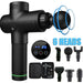LCD Massage Gun with Powerful 6 Heads Percussion Vibration Muscle Therapy Deep Tissue - Battery Mate