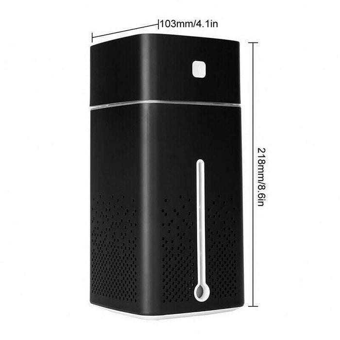 LED Air Humidifier Aroma Aromatherapy Diffuser Essential Oil Ultrasonic Purifier - Battery Mate
