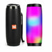 LED Bluetooth Speaker Music Light Speaker with Radio (Black) - Battery Mate