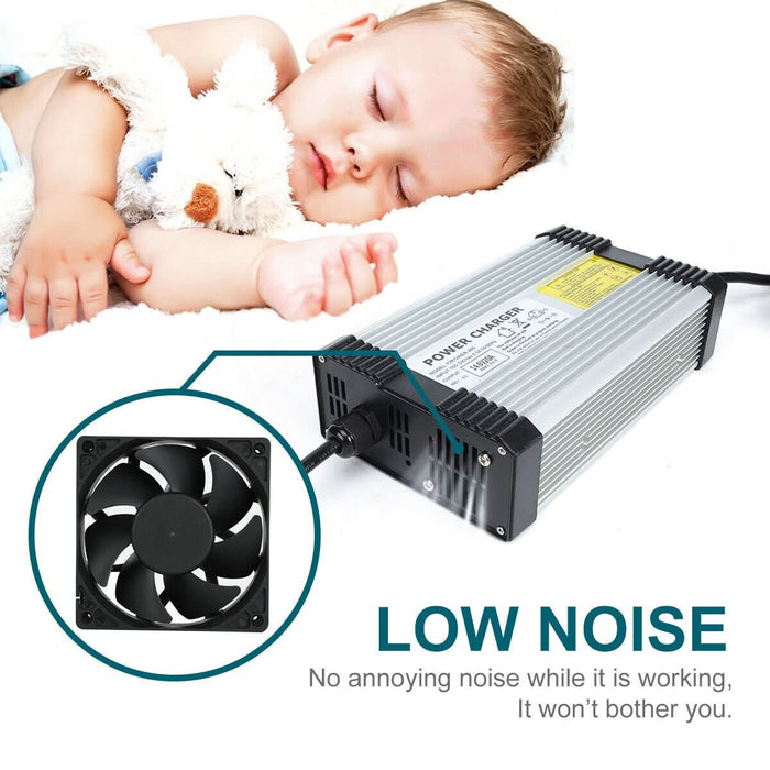 Lithium Battery Charger Lithium Iron For LiFePO4 12V 20A AC/DC 14.6V ...