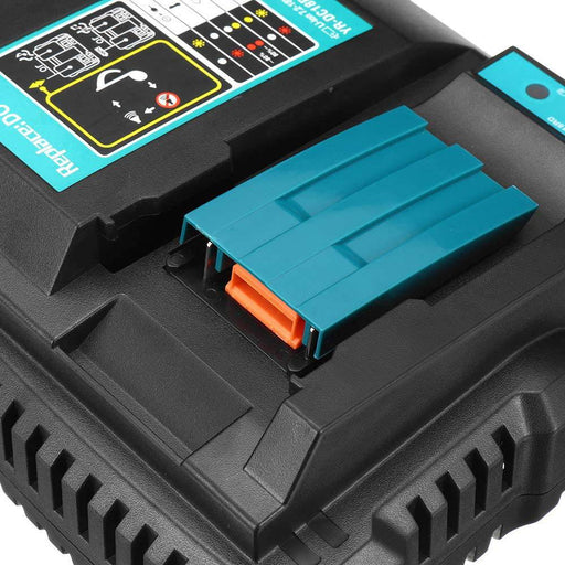 Makita 18V DC18RD Compatible Rapid Charger | Dual Port Lithium-Ion Battery Charger - Battery Mate