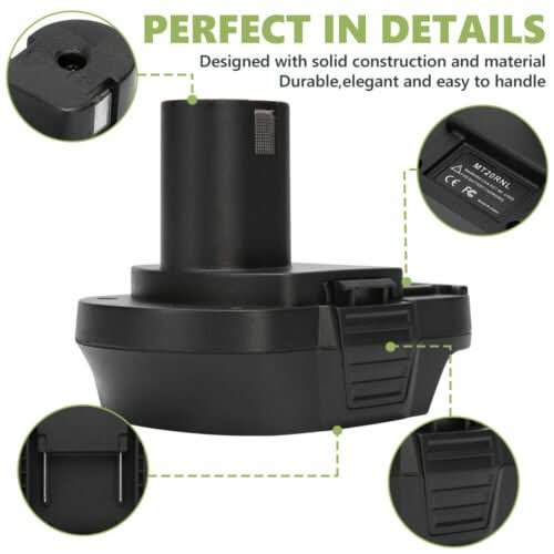Makita 18v Converter Adapter to Ryobi 18V Battery Battery Mate