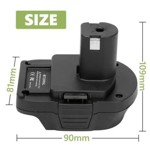 MT20RNL Battery Adapter, Converter Adapter for Makita 18V Li-Ion Battery Convert to for Ryobi 18V Battery, Converter Used for Roybi 18V MT20RNL Battery Adapter, Converter Adapter for Makita 18V Li-Ion Battery Convert to for Ryobi 18V Battery, Converter Used for Roybi 18V