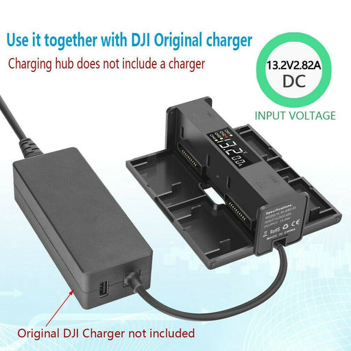 Multi Display Charger Converter Battery Charging Hub For DJI Mavic Air 2 / 2s Drone - Battery Mate