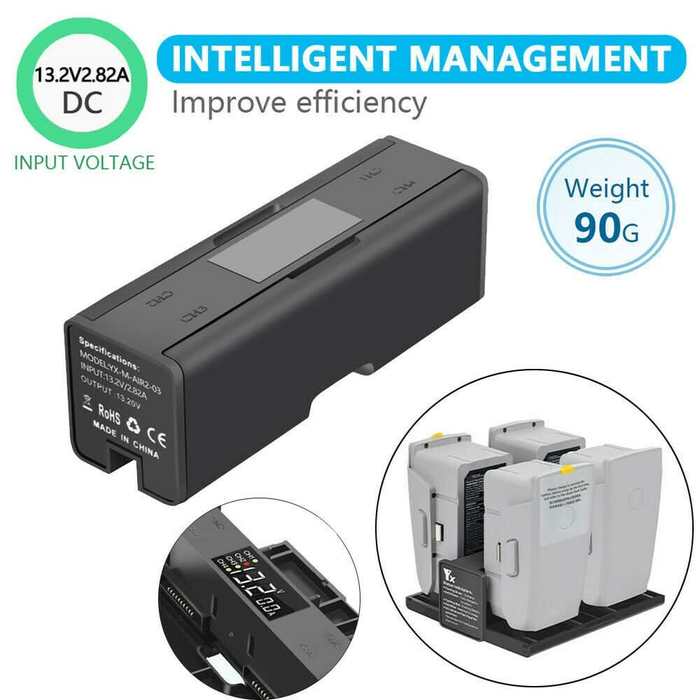 Multi Display Charger Converter Battery Charging Hub For DJI Mavic