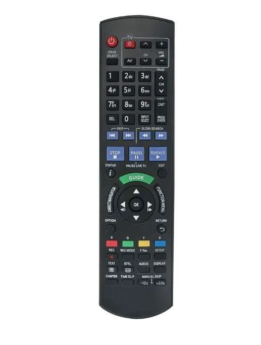 N2QAYB001077 Remote Control Compatible Panasonic DMR-HWT260GN DMR-PWT5 ...