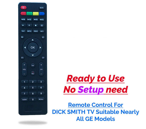 New Dick Smith TV remote Control LCD DSE Multiple Model GE Numbers - Battery Mate
