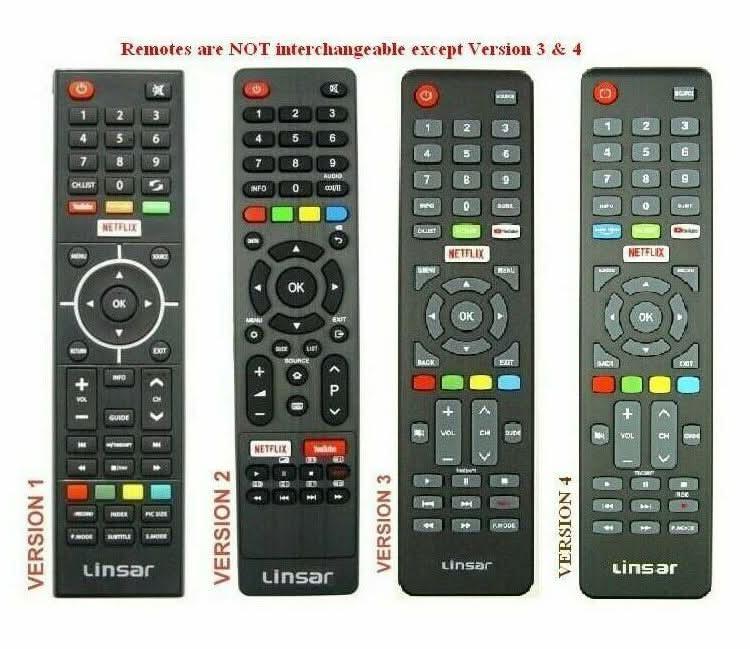 Linsar Remote Control LINSAR TV Replacement Remote Control LS58UHDSM20, LS65UHDSM20, LS75UHD ...