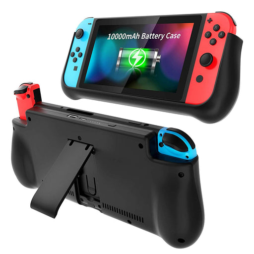 Nintendo Switch Battery Case and Power Bank – 10000mAh (Black) - Battery Mate