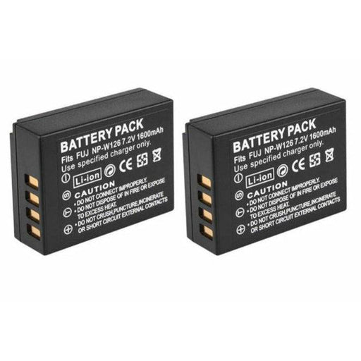 NP-W126s W126 Battery for FujiFilm Fuji XT-10 XT10 X-T20 X-A10 X100F X-Pro2 - Battery Mate