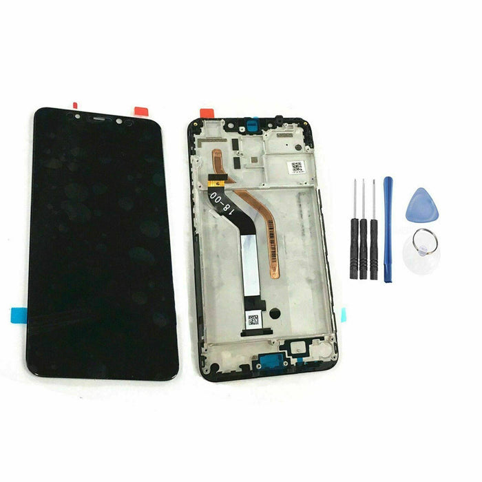 OEM LCD Touchscreen Digitizer Full Assembly for XIAOMI Poco phone F1 + Frame AU - Battery Mate