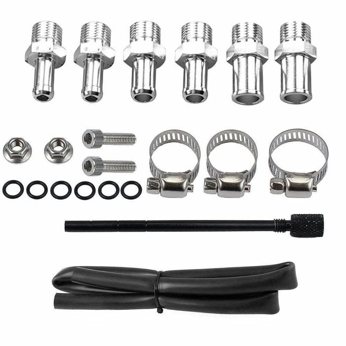 MadDogPerformance Universal 2-Port Oil Catch Can – Baffled, 8AN, Black, With Breather Filter