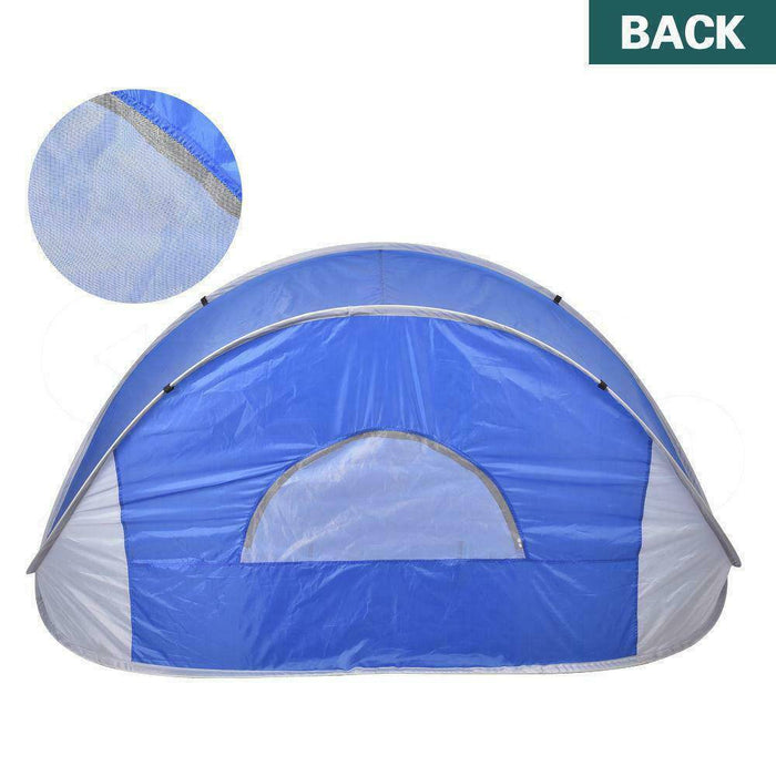 Pop Up Tent Camping Beach Tents 4 Person Portable Hiking Shade Shelter - Battery Mate