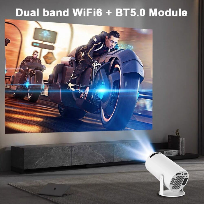 Portable Android Wifi Smart Portable Projector 1280 720P Full HD Office Home Theater Video Mini Projector Home Cinema Outdoor - Battery Mate