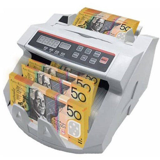 Portable Australian Money Bill Banknote Cash Counter Machine +Digital Display - Battery Mate