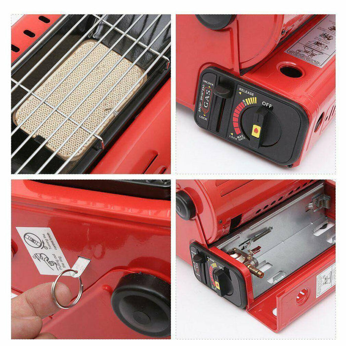Portable Butane Gas Heater Camping Camp Tent Outdoor Hiking Camper Survival - Battery Mate
