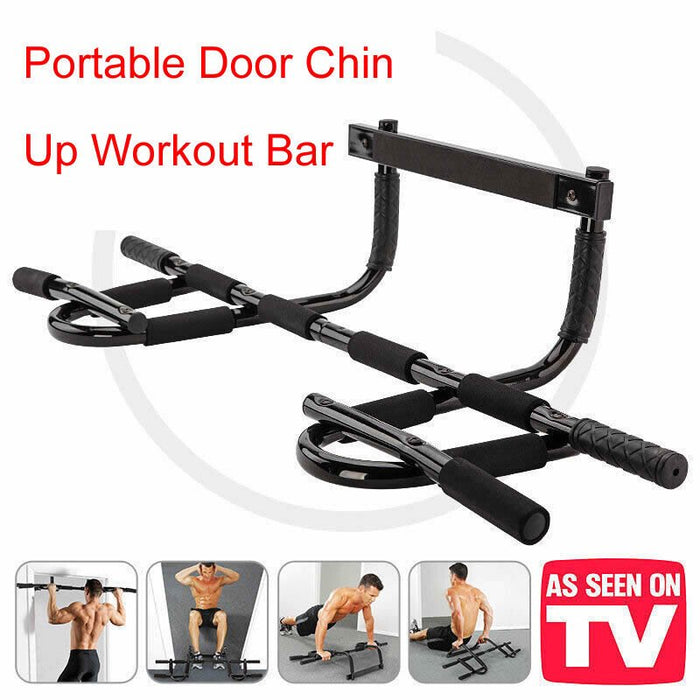 Portable Door Chin Up Workout Bar Pull Up Abs Exercise Doorway Fitness - Battery Mate