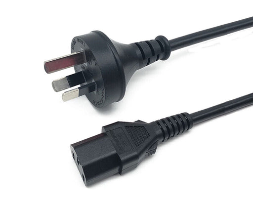 Power Cord Lead Cable 3 PIN AU 250V 10A For PC Computer TV Monitor Printer LCD - Battery Mate
