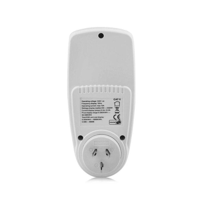 Power Energy Consumption Watt Meter Electricity Usage Monitor Equipment 240V - Battery Mate