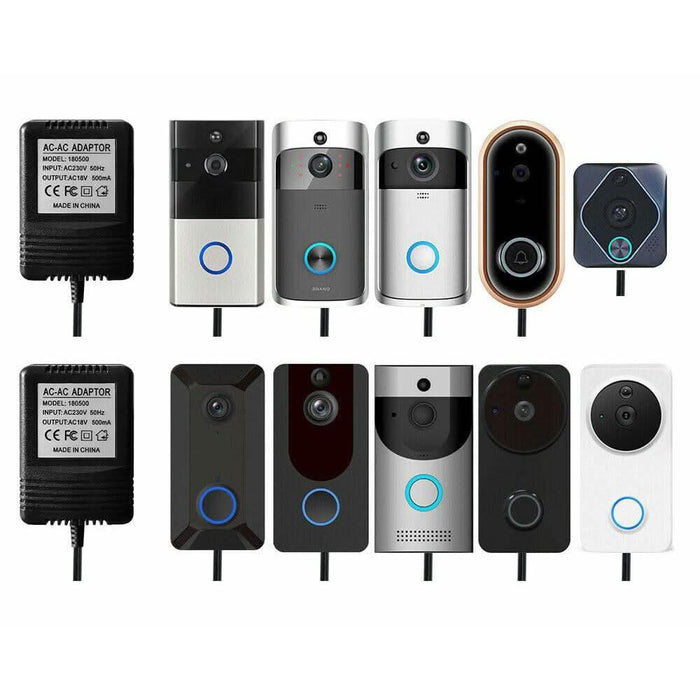 AA USB Power Charger Cord For Ring Wifi Video Doorbell – Replacement Plug