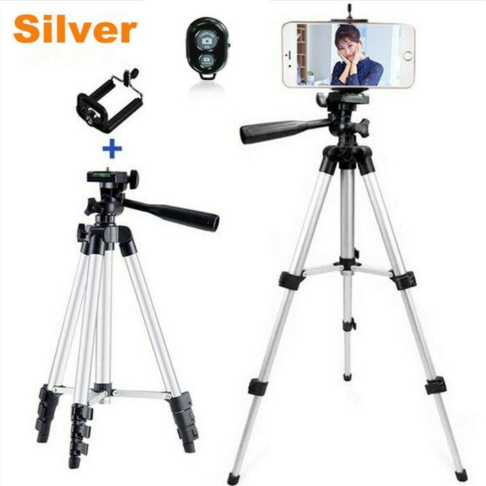 Professional Camera Tripod Stand Mount Phone Holder For iPhone / Samsung / DSLR / Phones - Battery Mate