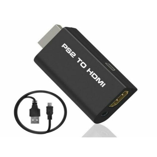 PS2 to HDMI Video Converter Composite AV to HDMI For PlayStation 2 HD Adapter - Battery Mate