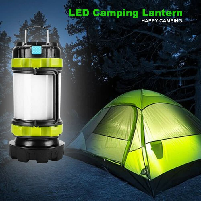 Rechargeable LED Camping Lantern Outdoor Tent Light Lamp Power for Phone