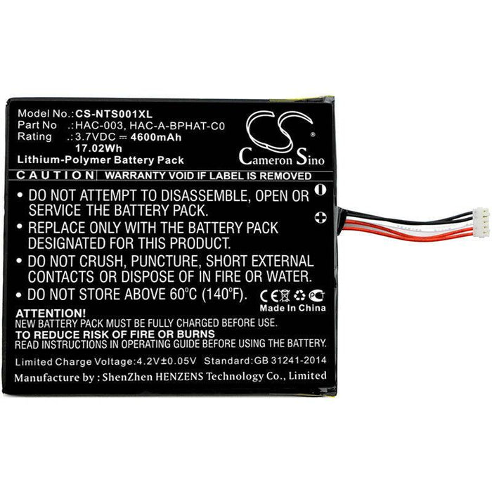 Replacement 4600mAh Battery for Nintendo Switch Console HAC-001 HAC-003 - Battery Mate