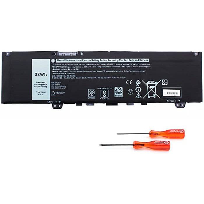 Replacement Battery for Dell Inspiron 5370 7370 7373 7380 P83G RPJC3 F62G0 F62GO - Battery Mate