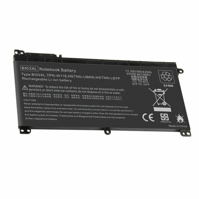 Replacement Battery for HP BI03XL / ON03XL for HP x360 13-u 915486-855 843537-541 HSTNN-UB6W - Battery Mate