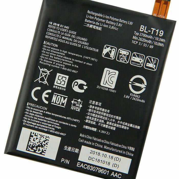 Replacement Battery for LG Google Nexus 5x Battery H790 H791 H798 BL-T19 2700mAh - Battery Mate